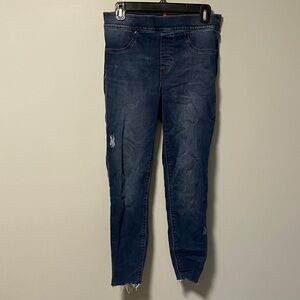 SPANX Dark Wash Ankle Skinny Jeans